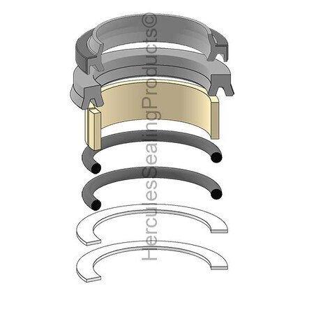 Toyota -After Market Parts Hydraulic Cylinder Repair Kit- 70 mm  Rod KitLIFT TRUCK KITS 04652-10170-71